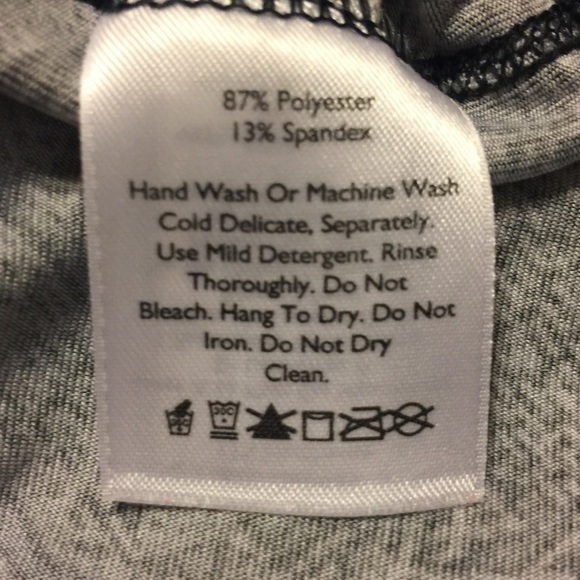 EDDIE Bauer black with gray print crop legging - Picture 4 of 6